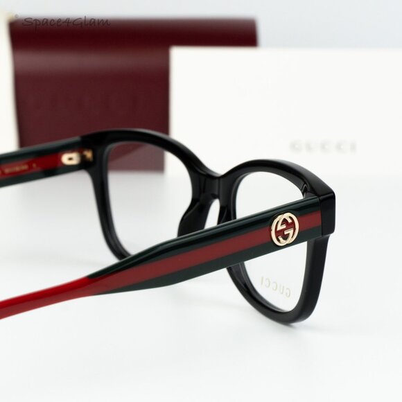 Gucci Women Eyeglasses Black Demo Square GG1863O 001 NEW AUTHENTIC - Picture 5 of 8